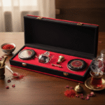 صندوق "النخبة" المخملي - زعفران سوبر نقيل (12 جرام - عبوتين)