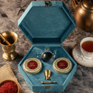 طقم-“رويال-بلو”-المخملي-–-زعفران-سوبر-نقيل-StonePeak