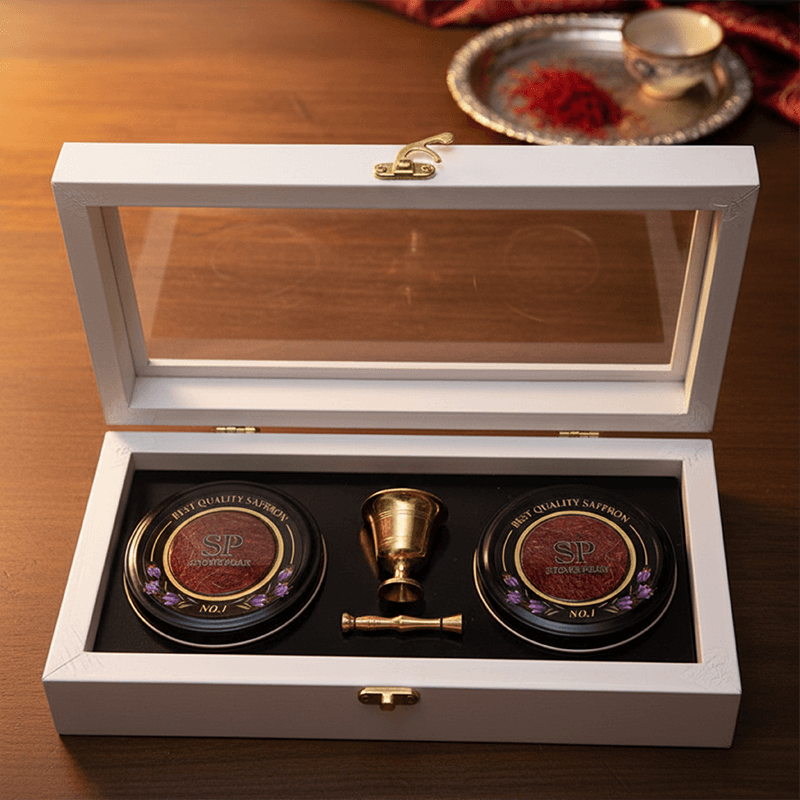 طقم-زعفران-“بيور-وايت”-سوبر-نقيل-StonePeak